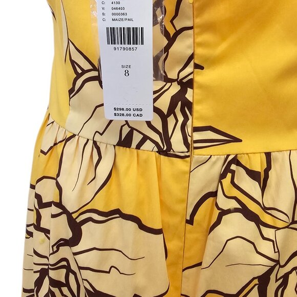 Anthropologie Hutch Floral Halter Maxi Dress Size 8 Slit Front NWT Guest Dress - Picture 11 of 11